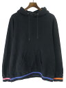 yÁzSOPHNET. \tlbg 20AW LINE RIBBED HOODIE vI[o[p[J[ ubN M Y