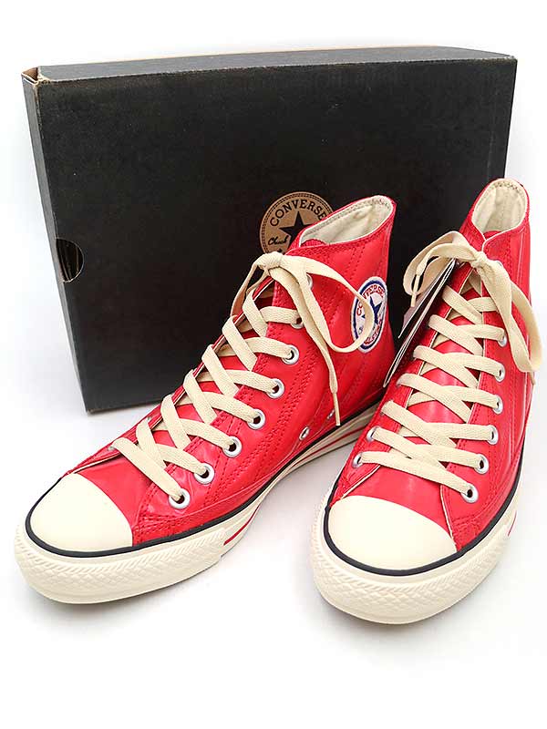 CONVERSE コンバース ALL STAR DOWN-JKT HI ハイカットスニーカー レッド サイズ:27cm メンズ【中古】