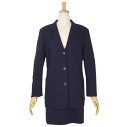 ジルサンダー JIL SANDER セットアップ スカートスーツ テーラードジャケット スカート ウール レディース 34(S相当) ネイビー【中古】