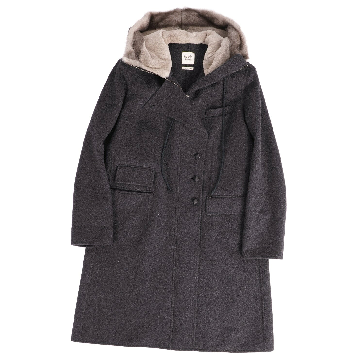 楽天市場】カシミヤ ロングコート（ブランドエルメス）（レディース