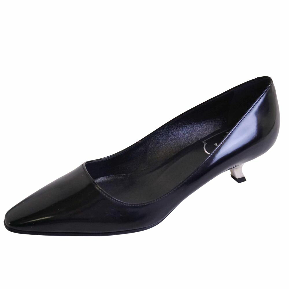 Rakuten - 【新古品】ロジェヴィヴィエ Roger Vivier パンプス レザー ヒール シューズ 靴 レディース イタリア製 35(22cm相当) ブラック【中古】