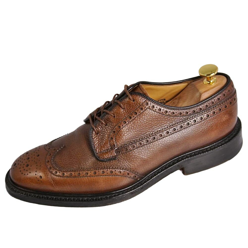 Rakuten - 【美品】チャーチ Church's レザー?シューズ グラフトン GRAFTON ダービーシューズ メダリオン 革靴 メンズ イングランド製 70F(26cm相当) ブラウン【中古】