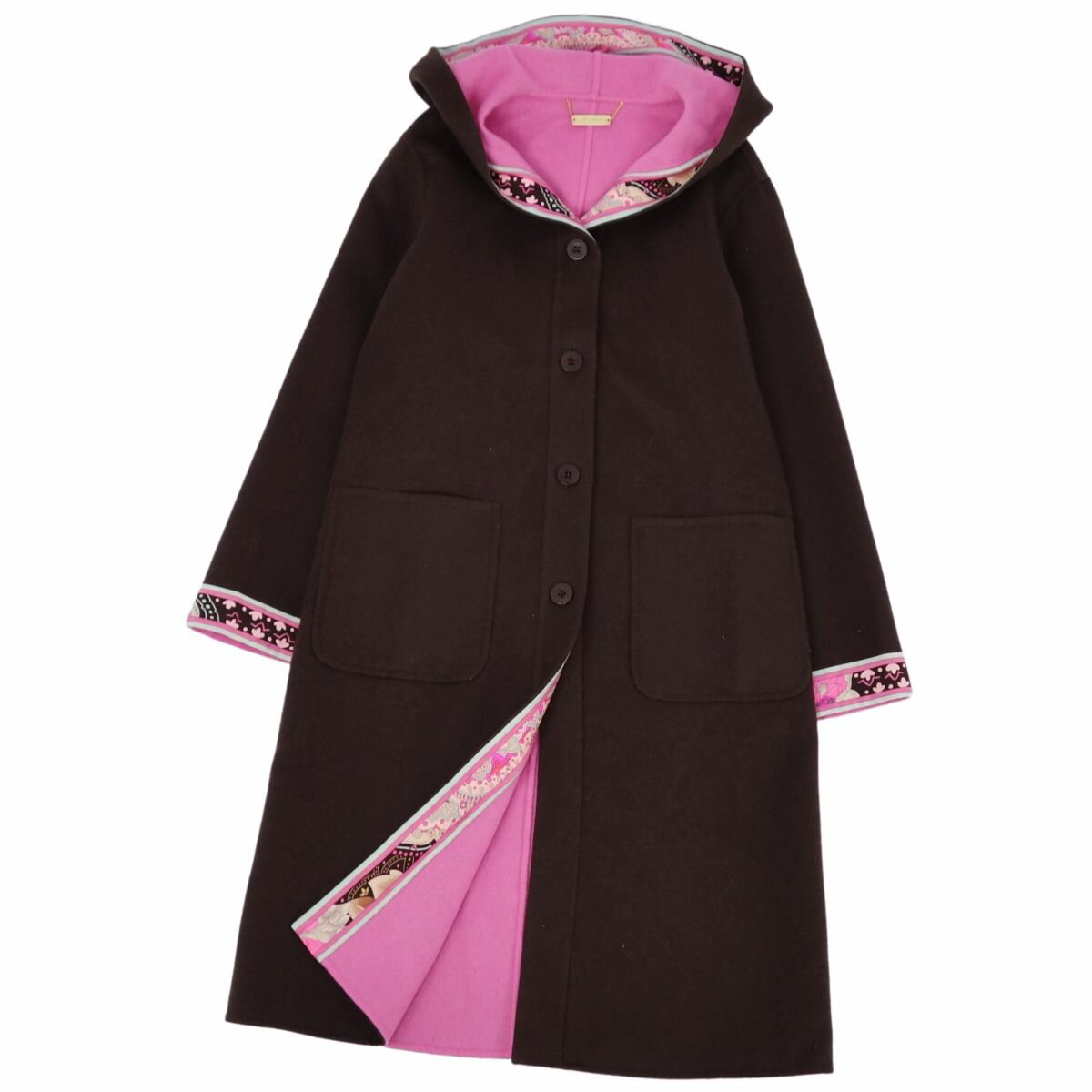 良品☆LEONARD FASHION レオナール ファッション 花柄 総柄 ベルト  