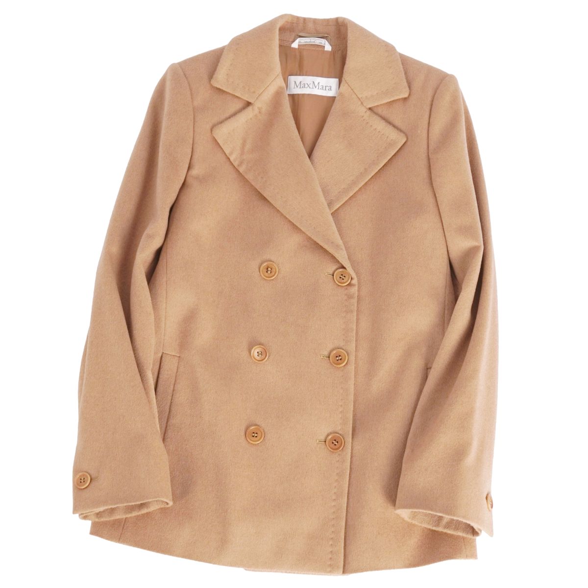 未使✨ Max Maraブラウン ジャケット ダブルブレスト テーラード 茶 未使✨ Max Maraブラウン ジャケット ダブルブレスト テーラード 茶