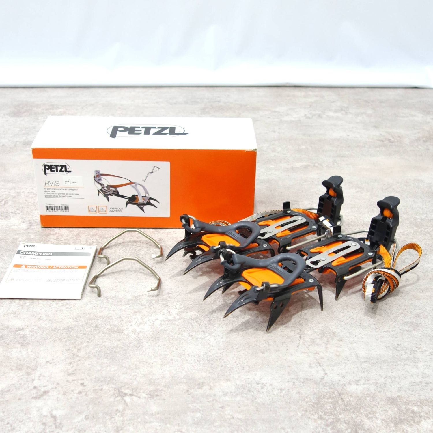樂天商城 - ペツル PETZL IRVIS T03A LLU イルビス 10本爪 クランポン レバーロック ユニバーサル アイゼン アウトドア【中古】