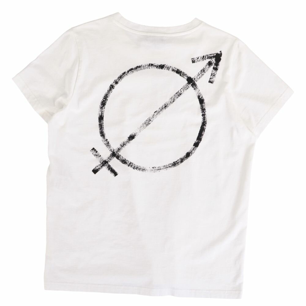 【美品】バレンシアガ バックロゴ オーバーサイズ Tシャツ ベージュ S BALENCIAGA】T シャツ オーバーサイズ BBロゴ (BALENCIAGA/Tシャツ