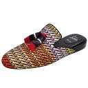 【新古品】クリスチャンルブタン Christian Louboutin スリッパ サンダル タッセル 編み込み ファブリック シューズ 靴 メンズ イタリア製 ...