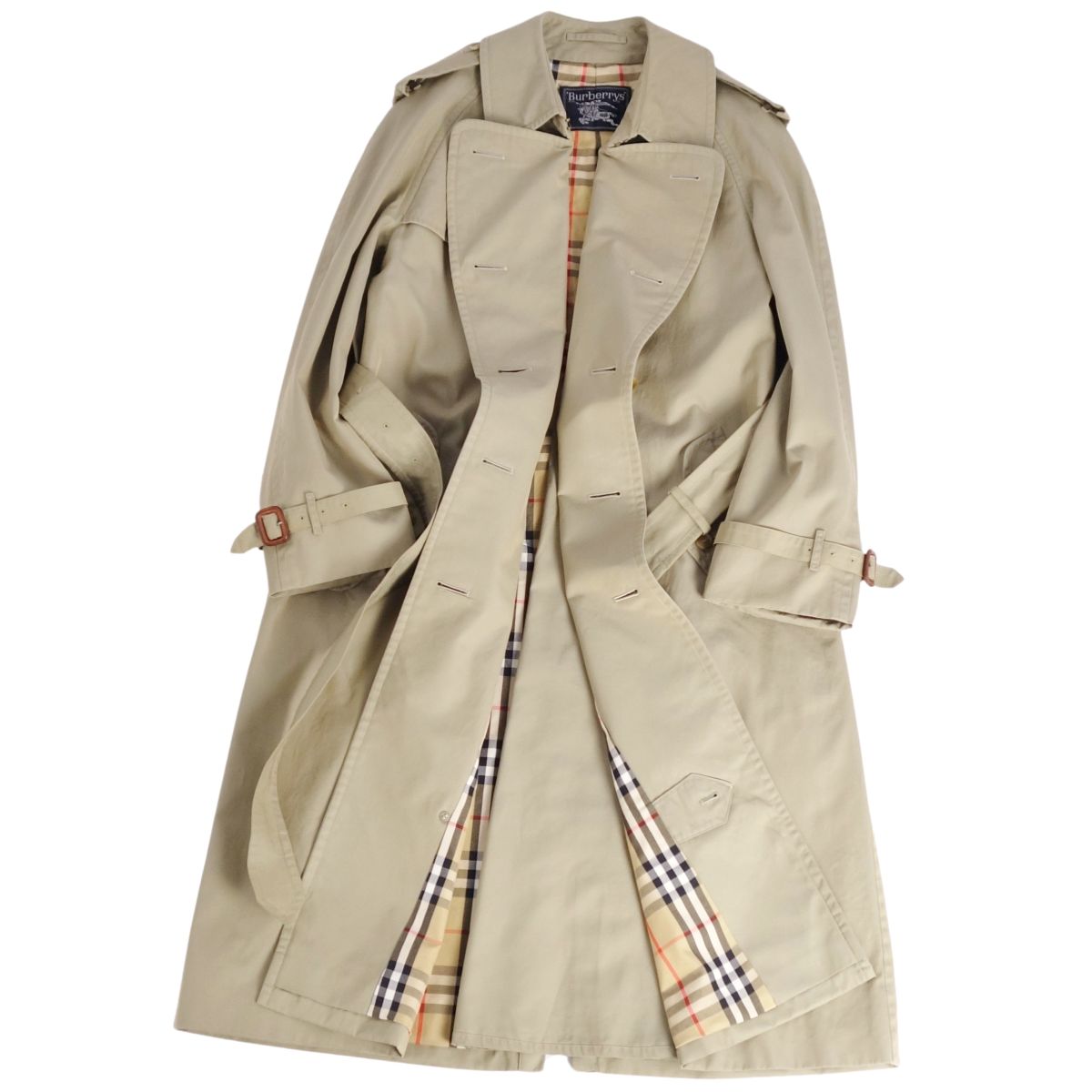 美品 Vintage バーバリー Burberrys コート トレンチコート 裏チェック コットン100％ アウター メンズ 9 modestlord-10130651 MODEST LORD 仙台 楽天市場店 サンプル画像2