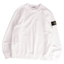 【美品】ストーンアイランド STONE ISLAND スウェット トレーナー プルオーバー コットン トップス メンズ S ホワイト【中古】