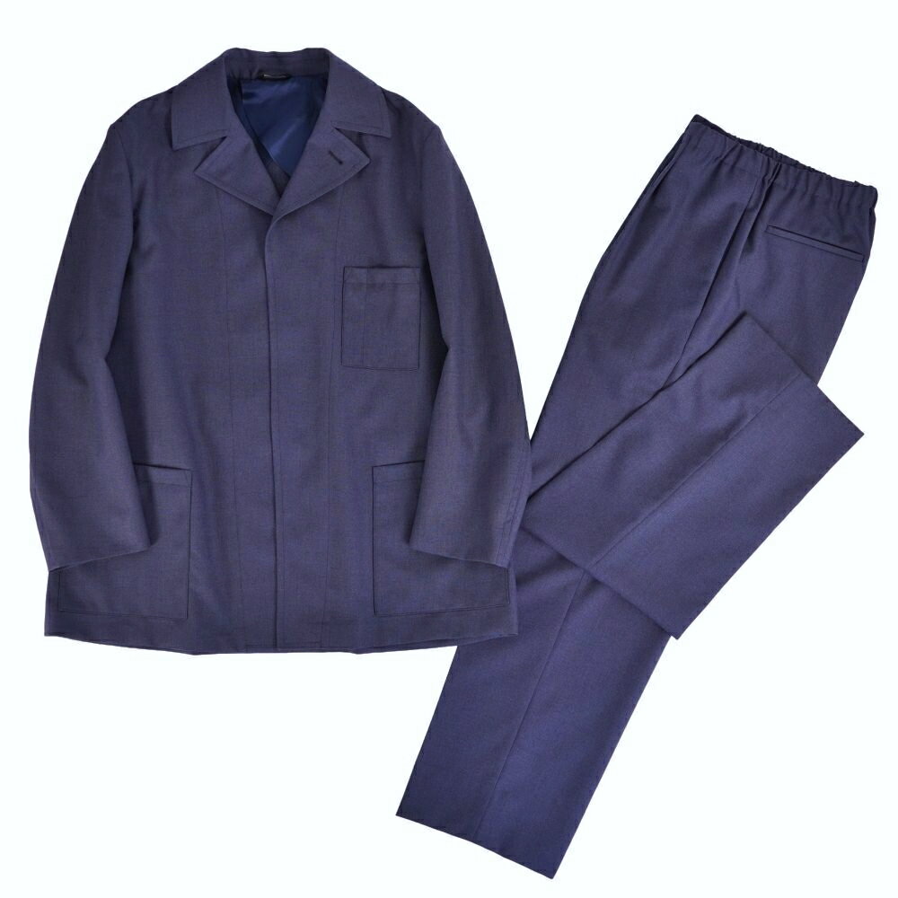 Rakuten - 【極美品】フェンディ FENDI セットアップ 2023 スーツ シングル ウール ジャケット パンツ メンズ イタリア製 46(S相当) ネイビー【中古】