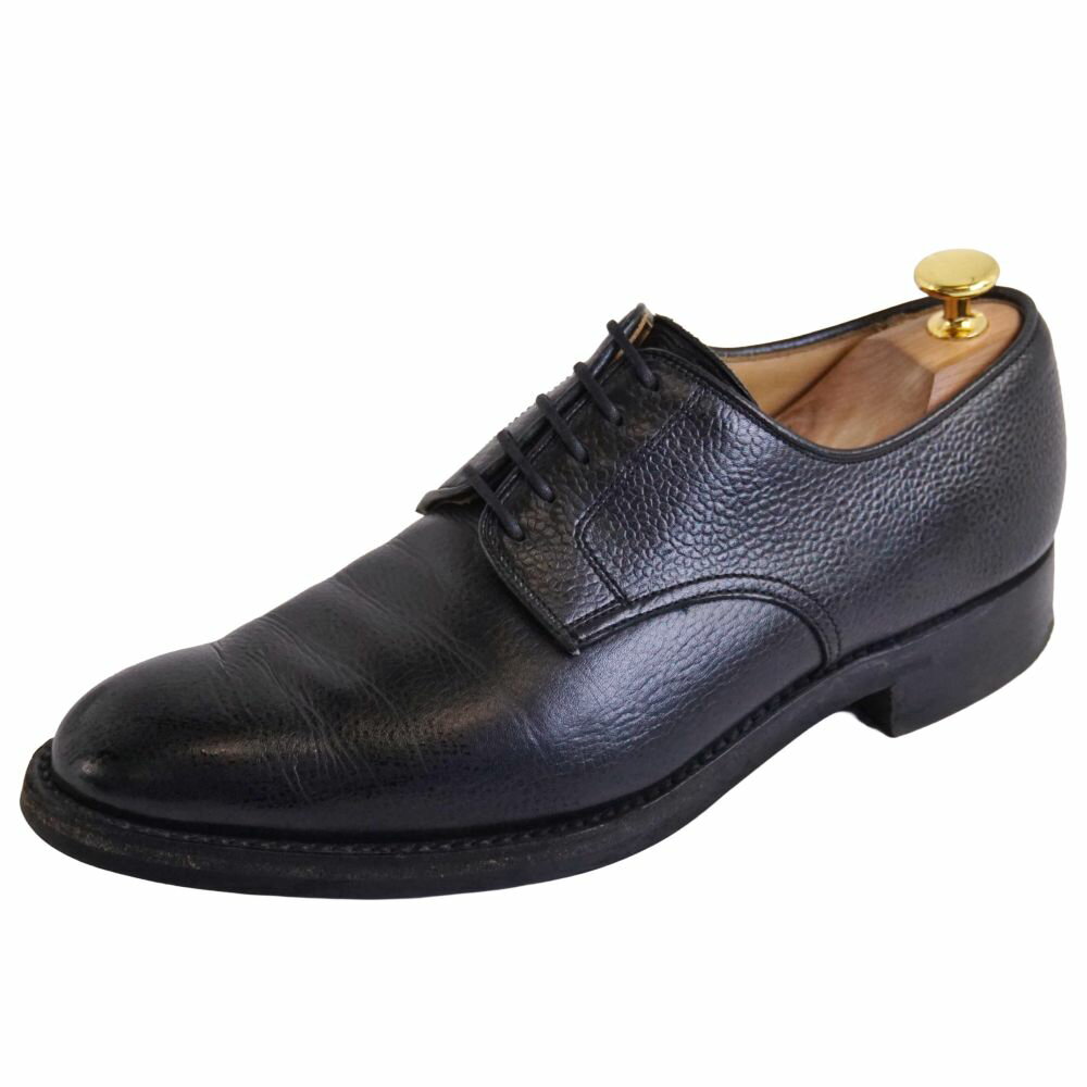 Rakuten - 【美品】クロケット&ジョーンズ Crockett&Jones レザーシューズ BRISTOL ブリストル ダービーシューズ ビジネスシューズ レザー 革靴 メンズ イングランド製 6E(24.5cm相当) ブラック【中古】