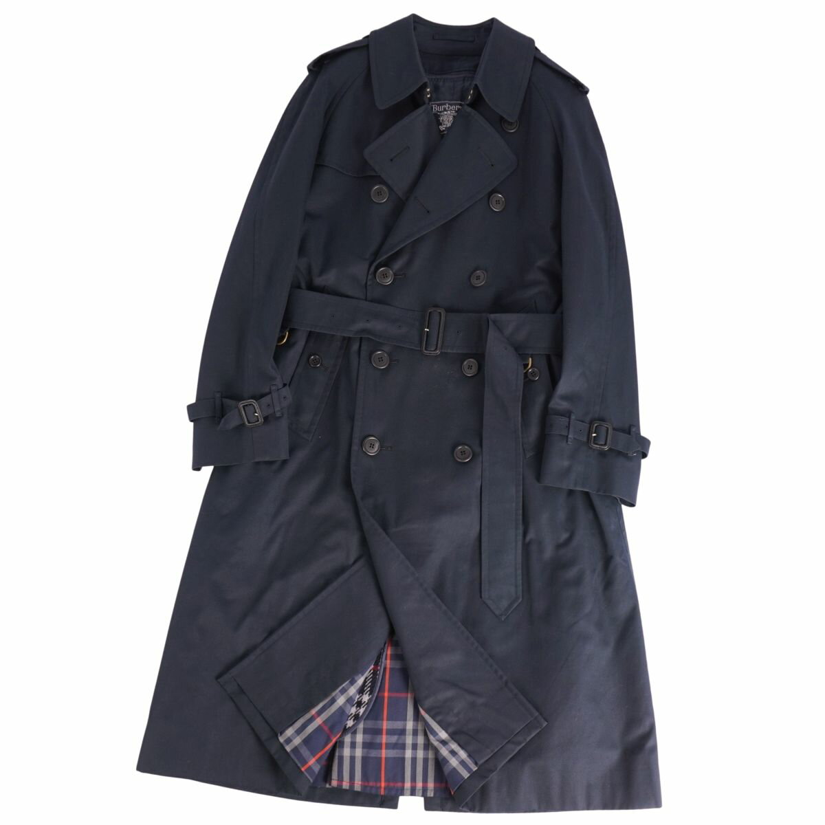 楽天市場】バーバリー トレンチ ネイビー 中古の通販