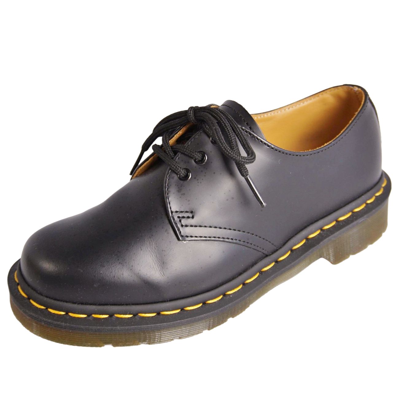 樂天商城 - ドクターマーチン Dr.Martens レザーシューズ 1461 3ホール ダービーシューズ レザー シューズ 靴 レディース UK4(23cm相当) ブラック【中古】