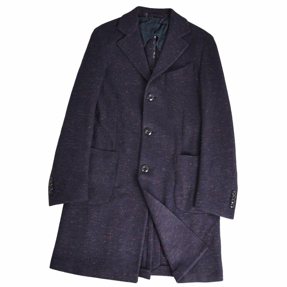 ETRO ステンカラーコート ダークブルー セール】 ナイロン パッカブル ステンカラーコート （ステンカラー