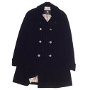 【美品】バーバリー ブラックレーベル BURBERRY BLACK LABEL コート トレンチコート 裏チェック ベロア アウター メンズ L ブラック【中古】