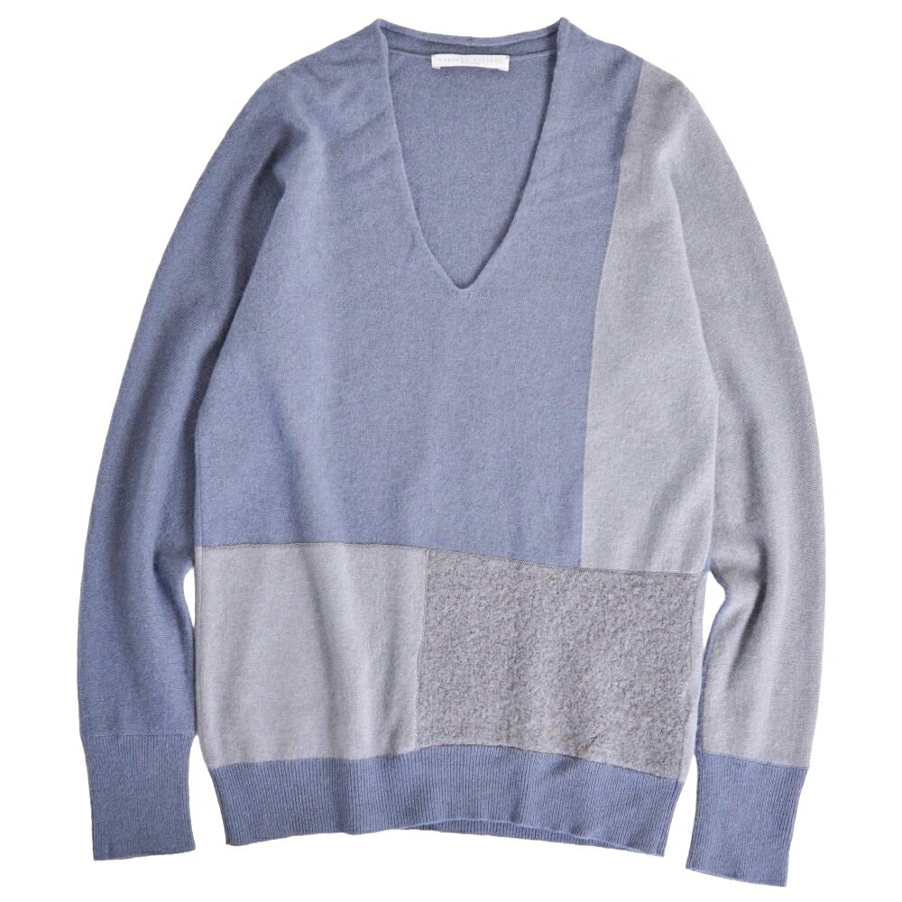 Rakuten - 【美品】ファビアナフィリッピ FABIANA FILIPPI ニット セーター ロングスリーブ 長袖 ウール シルク カシミヤ ルーチェ トップス レディース イタリア製 XXS ブルー【中古】