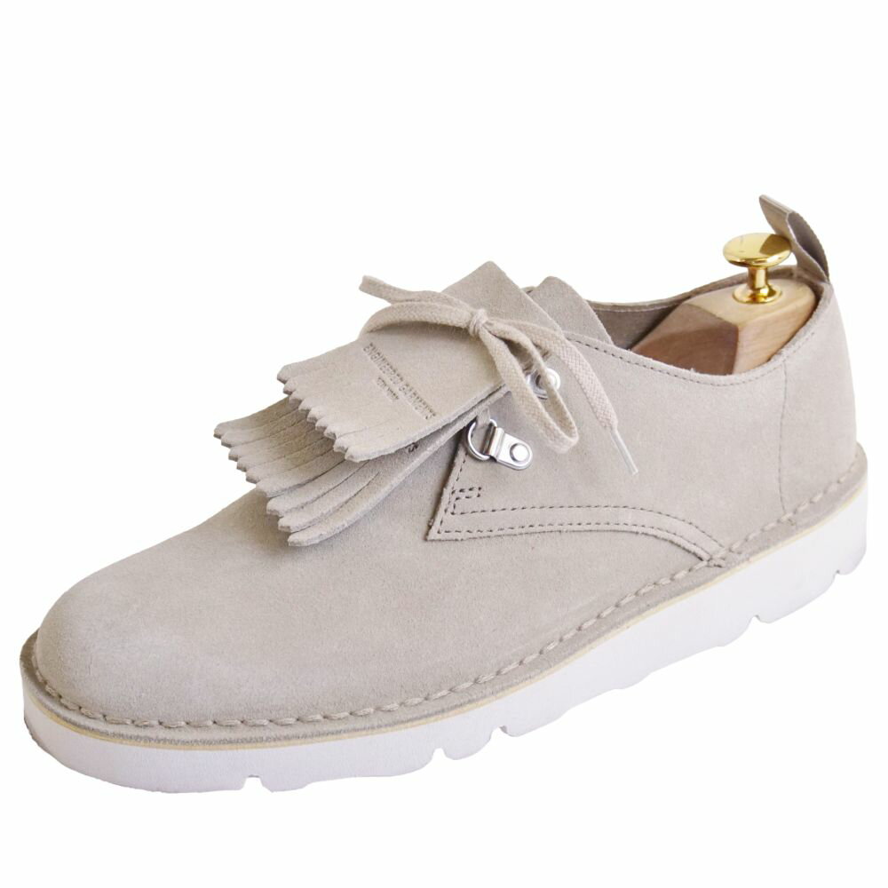 樂天商城 - 【美品】クラークス エンジニアド ガーメンツ Clarks ENGINEERED GARMENT レザー?シューズ DESART KHAN デザートカーン スエードレザー 革靴 メンズ 42(27cm相当 グレー【中古】