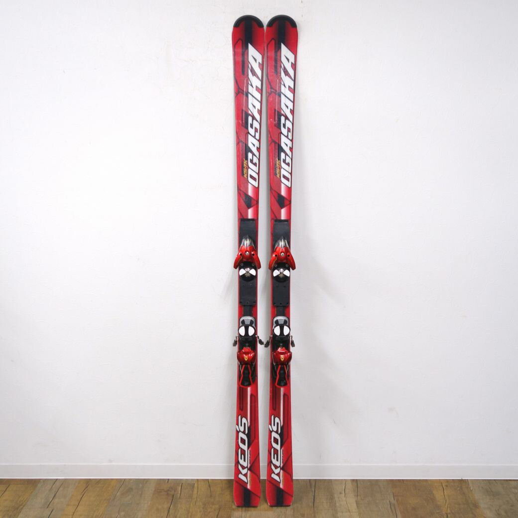 オガサカ OGASAKA KS-TK KEO’S 175cm センター70mm ビンディング SALOMON S910 ゲレンデ スキー アウトドア【中古】