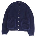 【極美品】ラドロー LUDLOW カーディガン 24SS LD24S-KT001 ニット ロングスリーブ 長袖 コットン トップス レディース Free ネイビ...