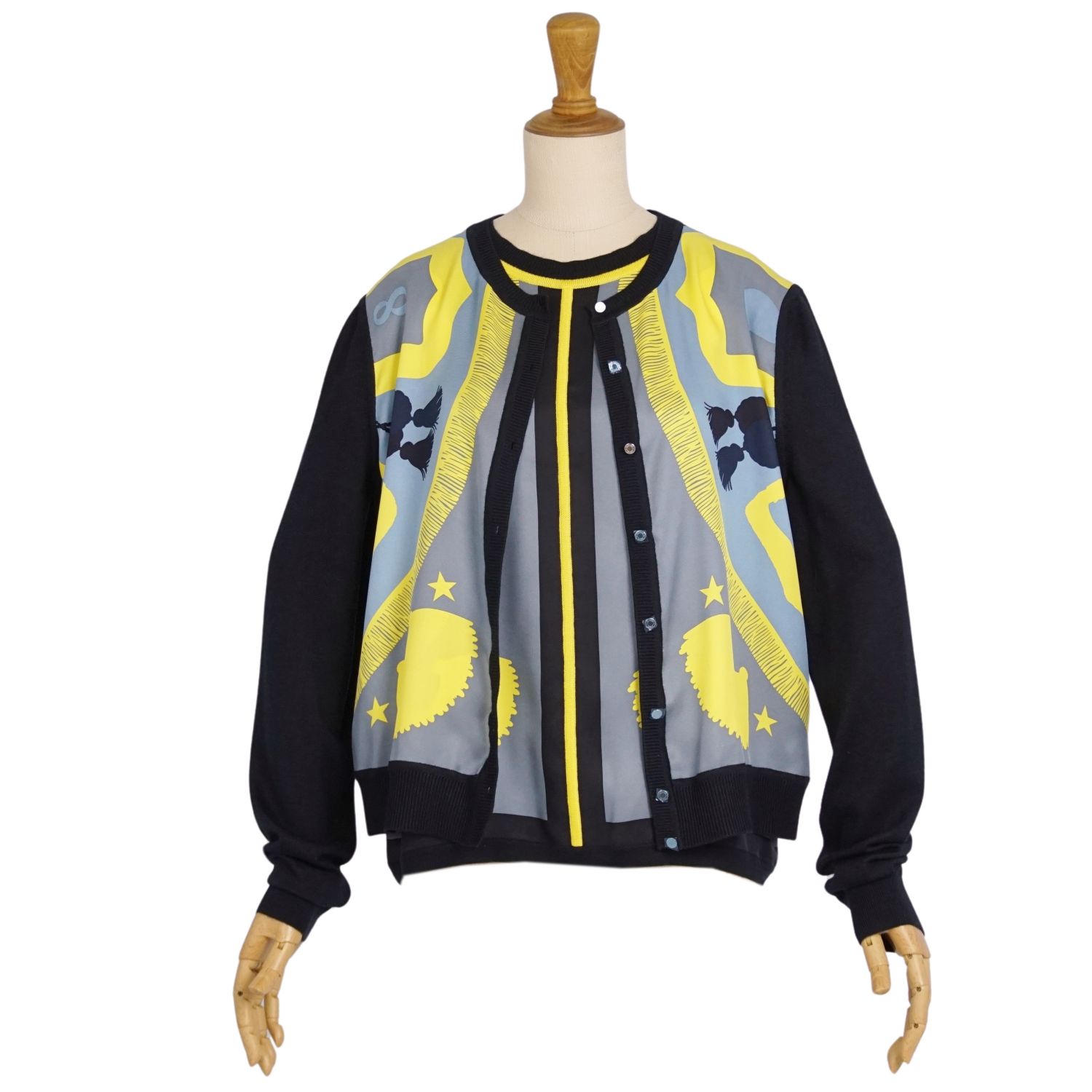 �ڿ���Ʊ�͡ۥ���᥹ HERMES ���󥵥�֥� 21SS �˥å� �����ǥ����� ���륯�ڤ��ؤ� �ȥåץ� ��ǥ����� �ե���� 40(M����) �ޥ�����顼����š�