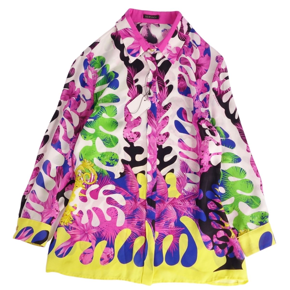 ヴェルサーチェ☆バロック模様長袖ブラウス (VERSACE/ブラウス