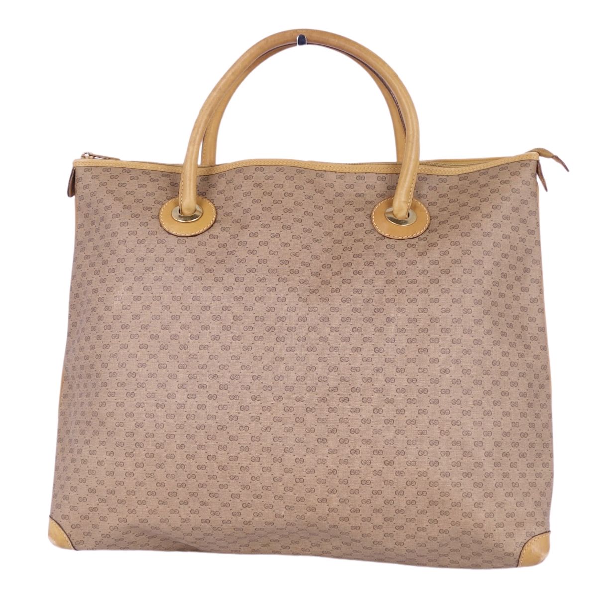 GUCCI トートバッグ シェリーライン レザー ロゴプレート