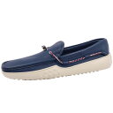 【新古品】トッズ TOD'S ローファー モカシン ドライビングシューズ カーフレザー シューズ メンズ 10.5(29.5cm相当) ネイビー【中古】