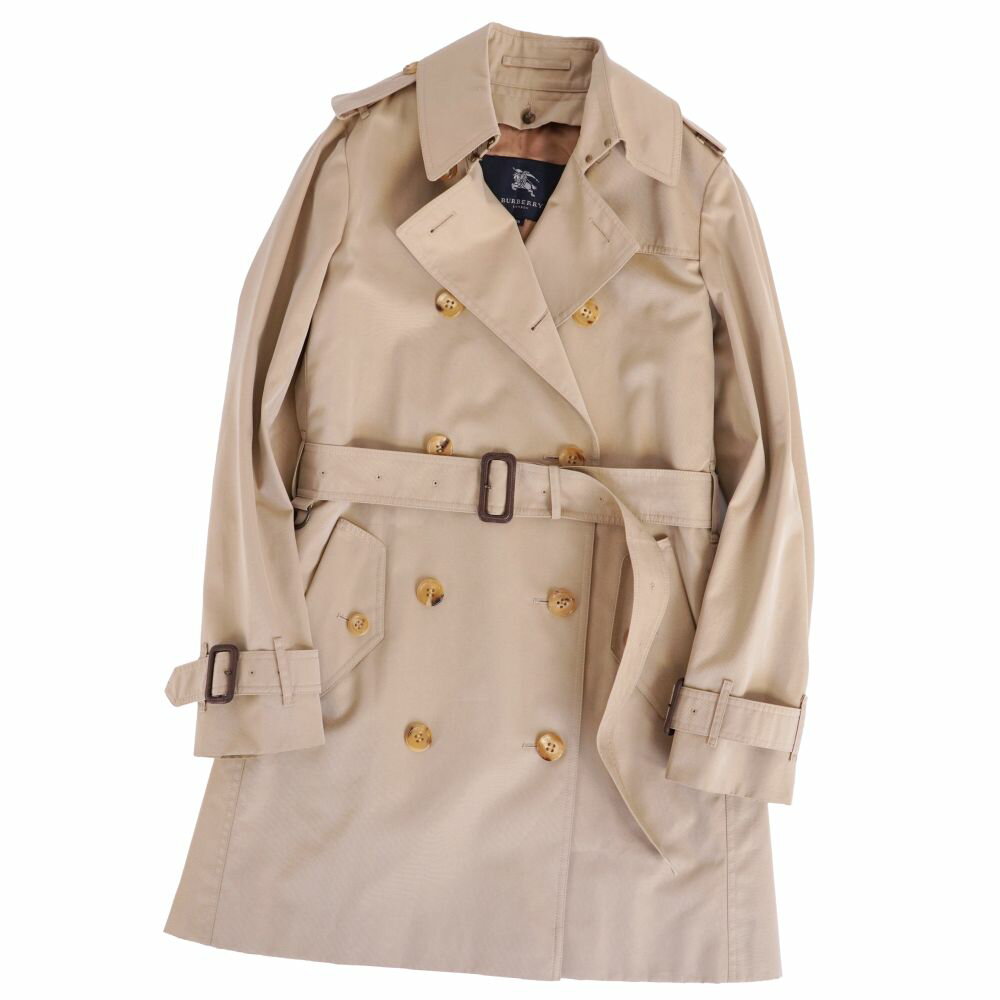 Rakuten - 【美品】バーバリー ロンドン BURBERRY LONDON コート ライナー付き トレンチコート コットン100% アウター レディース 38 ベージュ【中古】