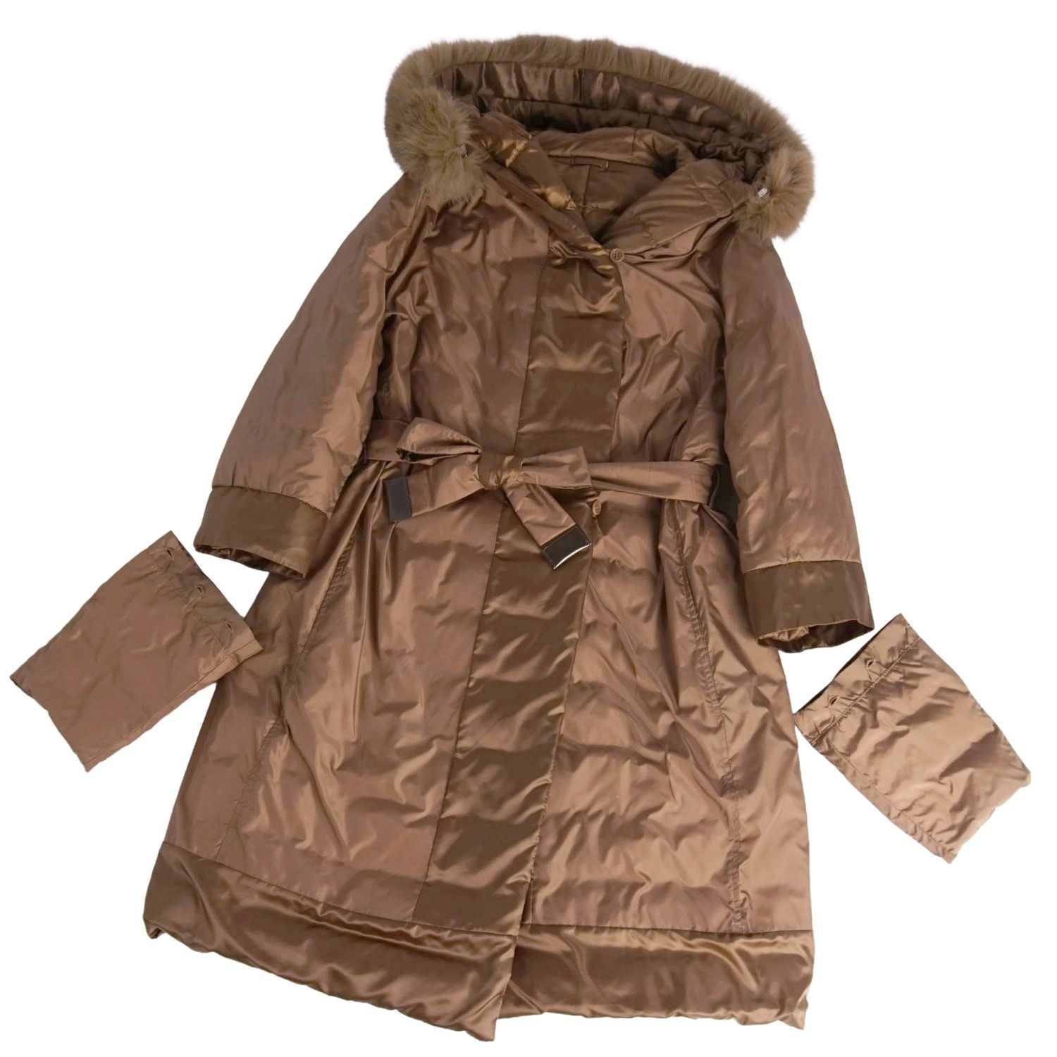 Max Maraマックスマーラ　3wayロングダウンコート　マキシ ファーXL Max Maraマックスマーラ 3wayロングダウンコート マキシ ファーXL