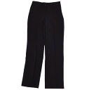 【美品】エルメス HERMES パンツ 23SS ロングパンツ レーヨン ジャージー ボトムス レディース イタリア製 38(M相当) ブラック【中古】
