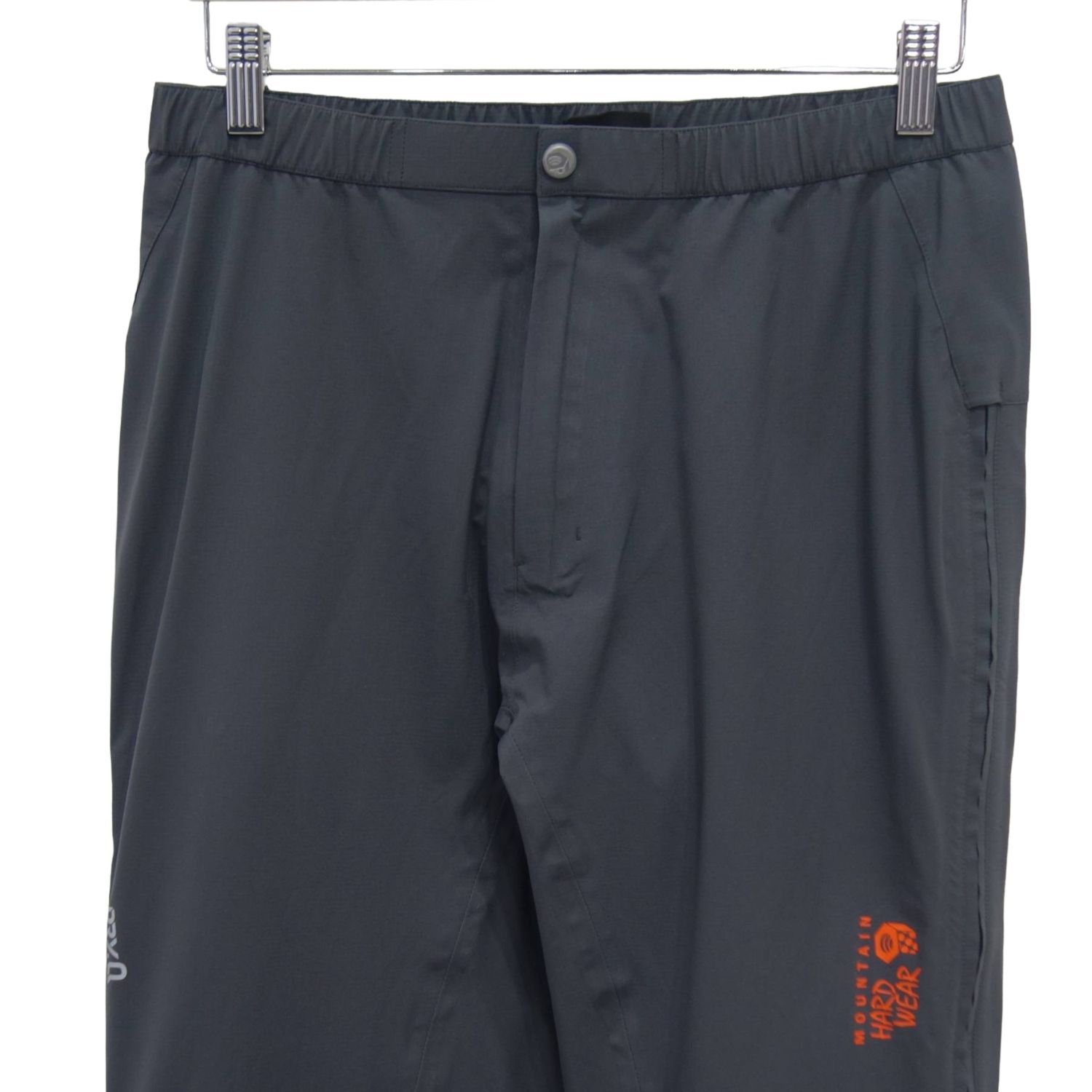 MODEST LORD 仙台 楽天市場店の【美品】マウンテン ハードウェア MOUNTAIN HARDWEAR レインウェア パンツ DRY.Q ドライキュー 防水 透湿 登山 アウトドア メンズ M グレー【中古】｜アングル3