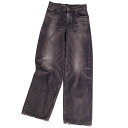 【美品】セリーヌ CELINE パンツ デニムパンツ ブラックデニム コットン ボトムス レディース 2N778444W 25 ブラック【中古】
