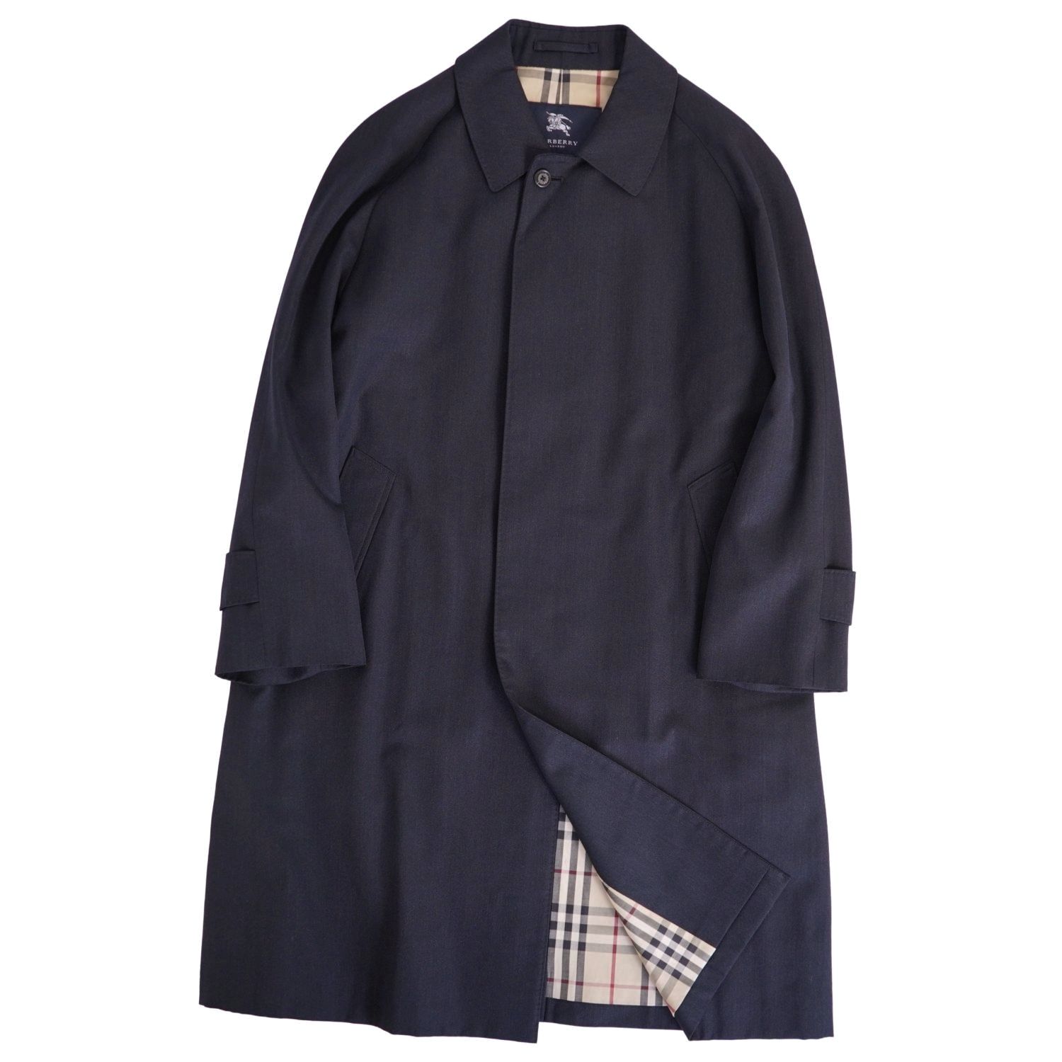 Burberrysバーバリー カシミヤ100ステンカラー コートメンズL相当 BURBERRY - Vintage バーバリー Burberrys コート カシミヤ ステン