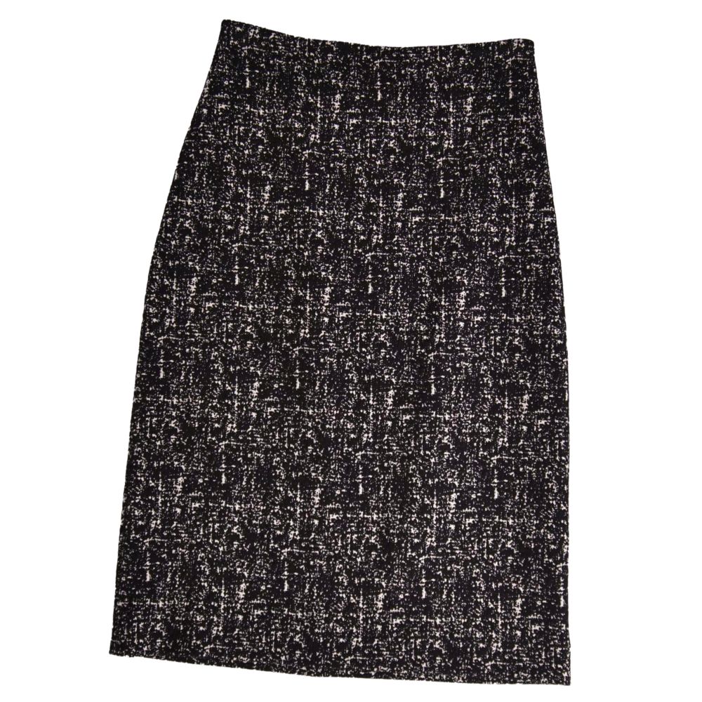 Rakuten - 【美品】ボッテガヴェネタ BOTTEGA VENETA スカート 2020 ダニエルリー期 ウール コットン 総柄 ボトムス レディース イタリア製 36(XS相当) ブラック【中古】