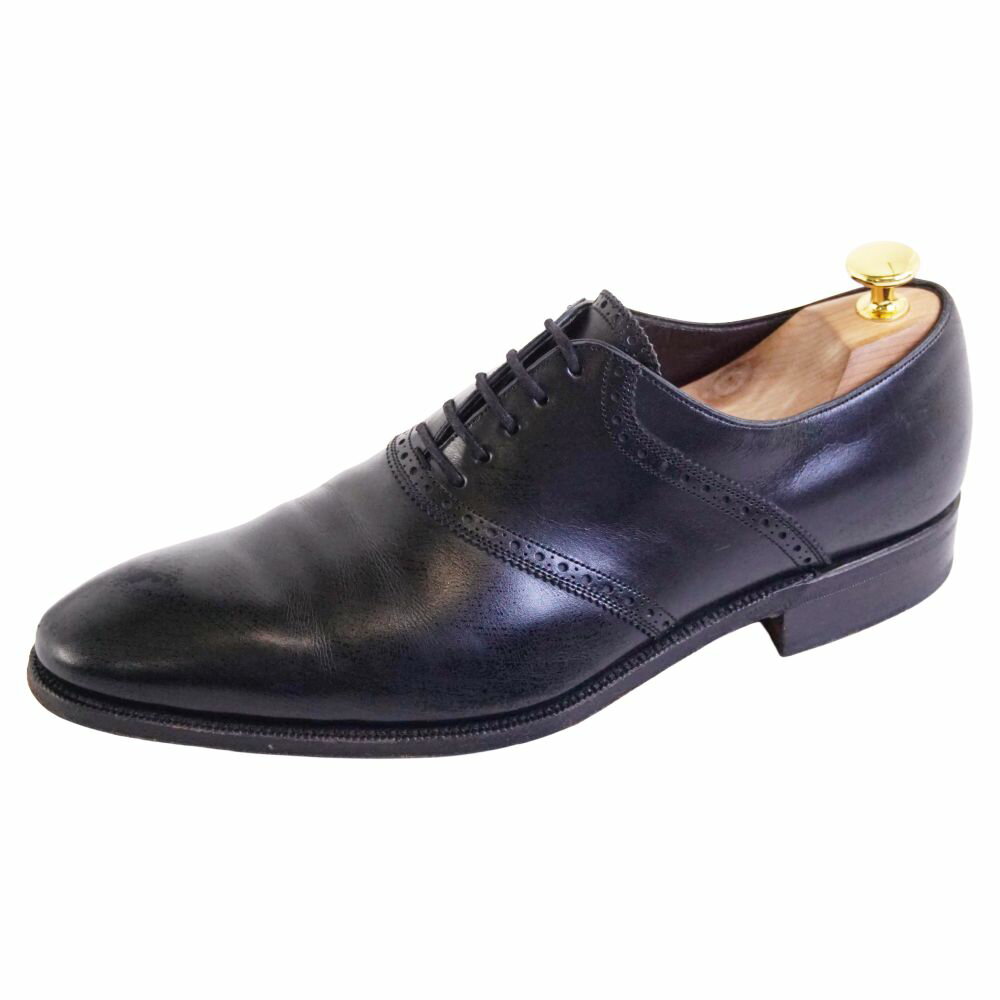 美品 カルミーナ CARMINA Shoemaker ビジネスシューズ 24.5 CARMINA(カルミーナ) 革靴 ビジネスシューズ ホールカット ブラック