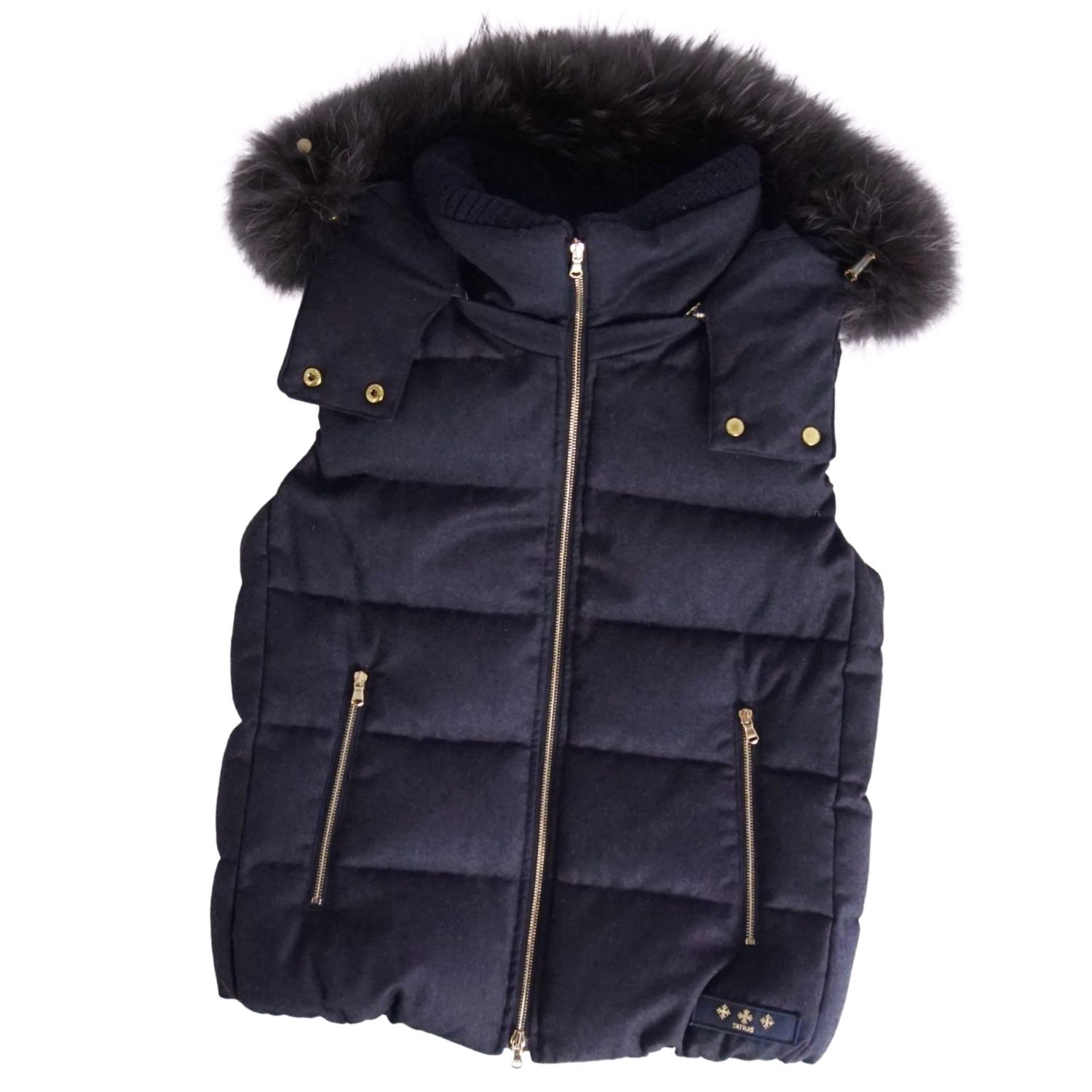 美品✨️TATRAS タトラス ダウンベスト フード付き 2way ブラウン L タトラス(TATRAS) レディースダウンベスト | 通販・人気ランキング
