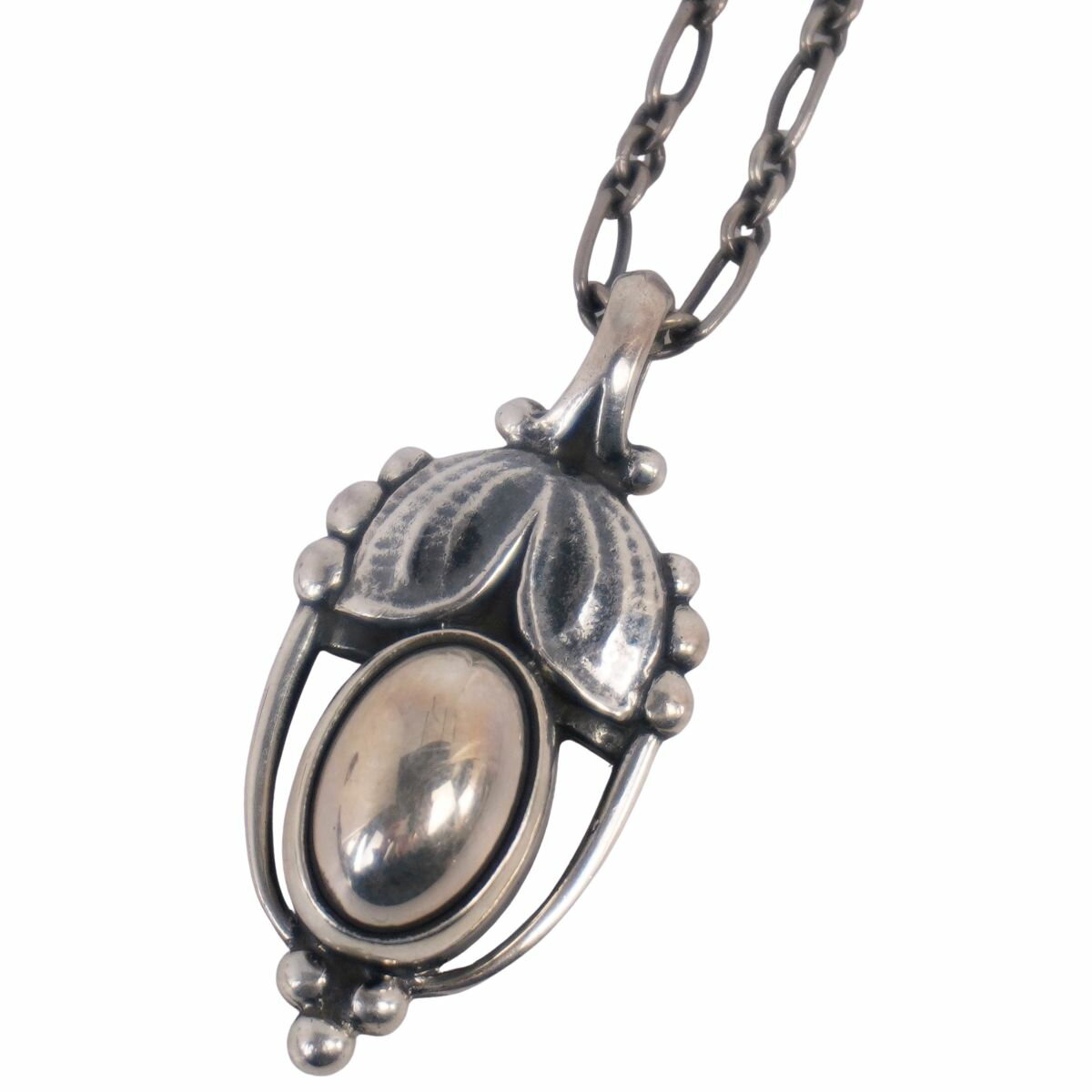 新品・未使用 ジョージジェンセン ２００３イヤーペンダント(シルバーネックレス) 北欧デンマーク2003'sGeorg JensenジョージジェンセンHeritage