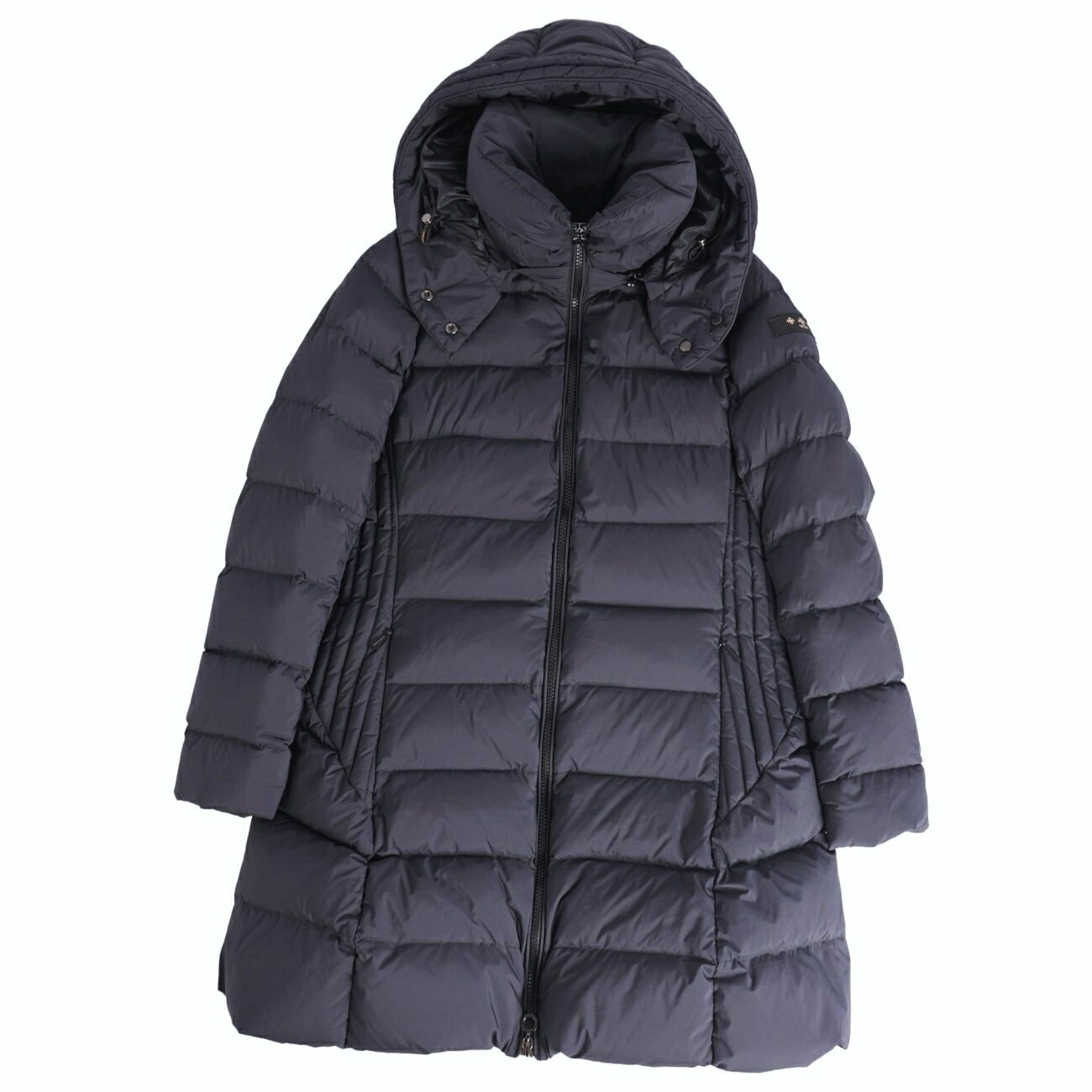 Rakuten - 【美品】タトラス TATRAS コート フード付き ダウンコート ナイロン アウター レディース 2(M相当) ネイビー【中古】