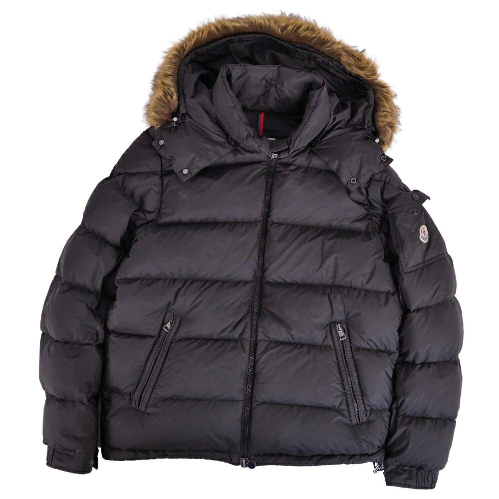 Rakuten - 【美品】モンクレール MONCLER ジャケット 2024 MAYAF マヤ ダウンジャケット ナイロン アウター メンズ 4(XXL相当) ブラック【中古】