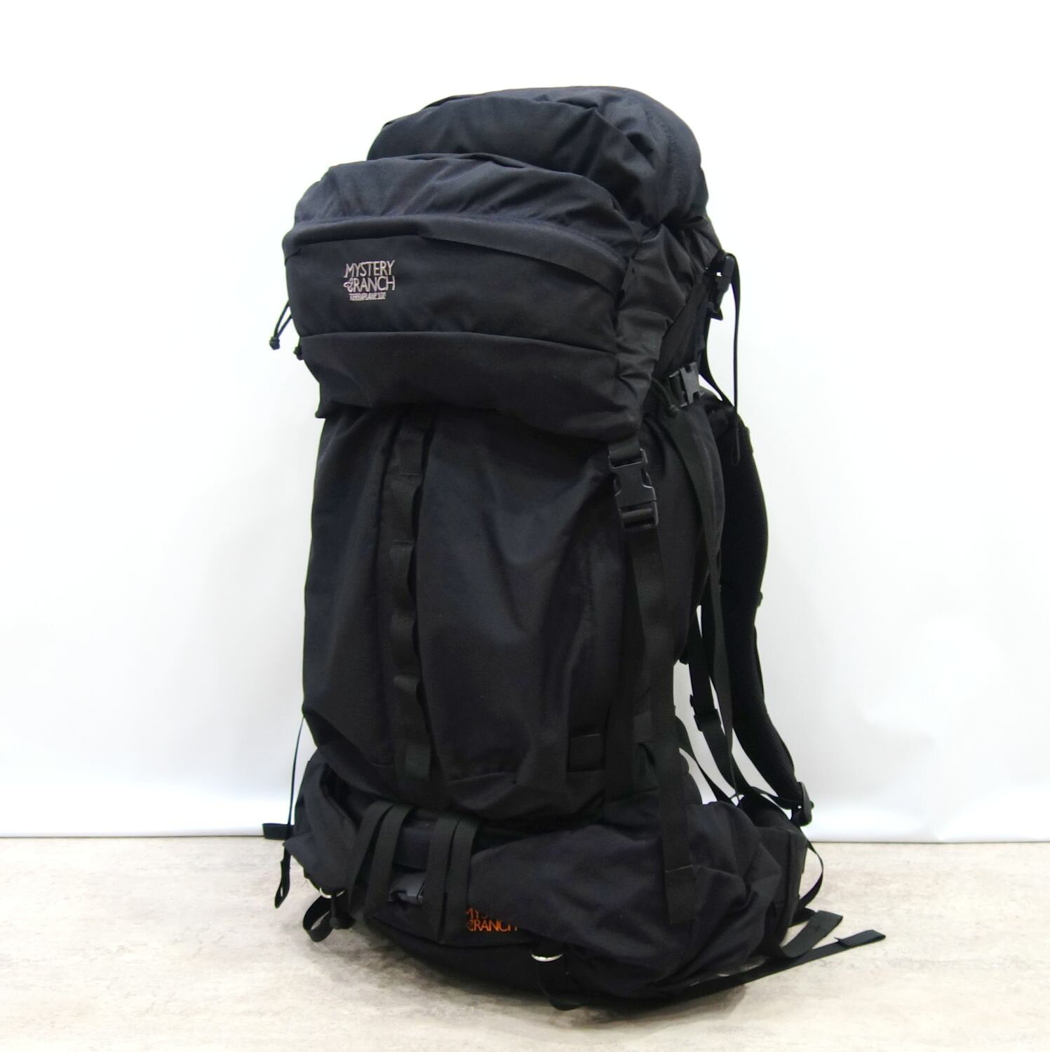 【美品】ミステリーランチ MYSTERY RANCH バックパック テラプレーン TERRAPLANE 100L 大型 アルパイン 登山 ブラック【中古】