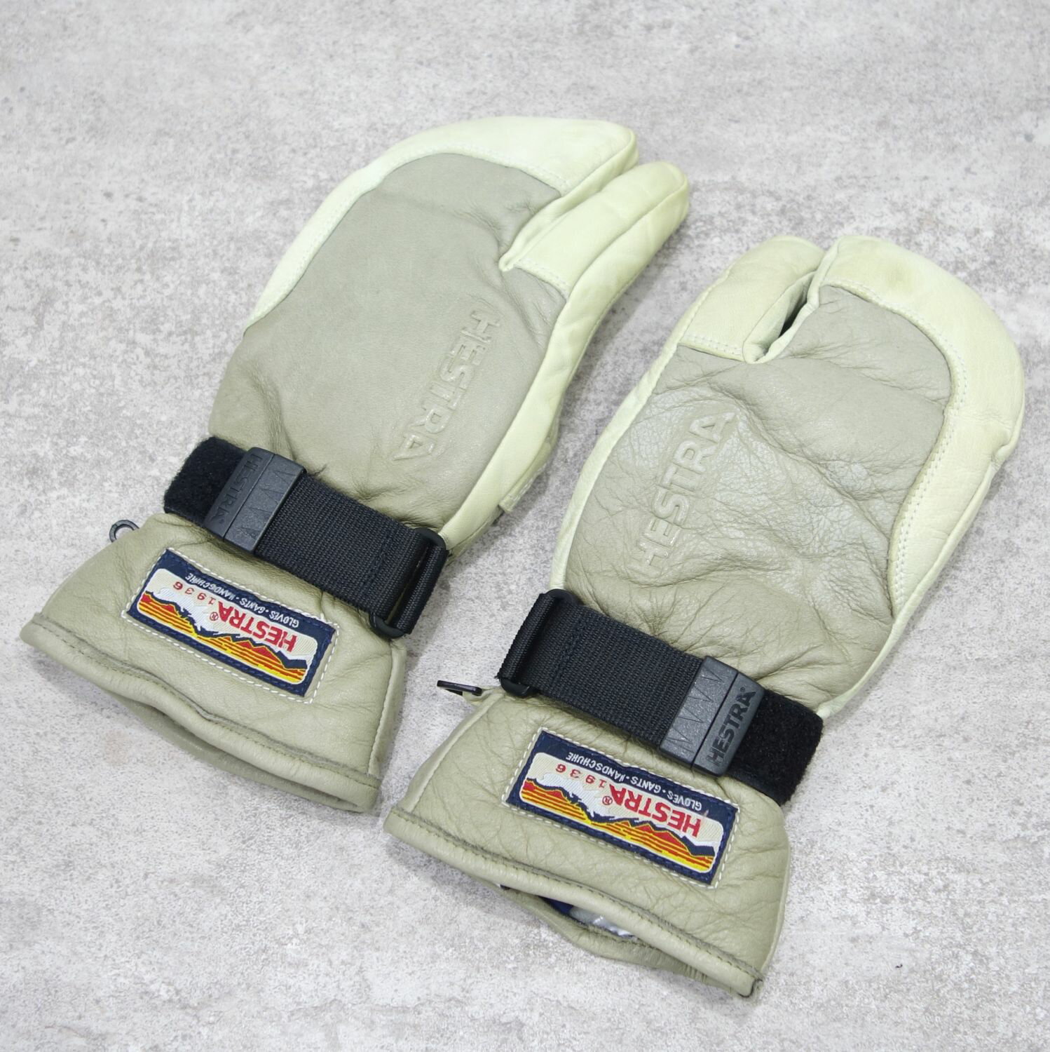 Rakuten - ヘストラ HESTRA 3 FINGER LEATHER GLOVE 3フィンガー レザー グローブ スキー スノーボード 3本指 革 手袋 アウトドア【中古】