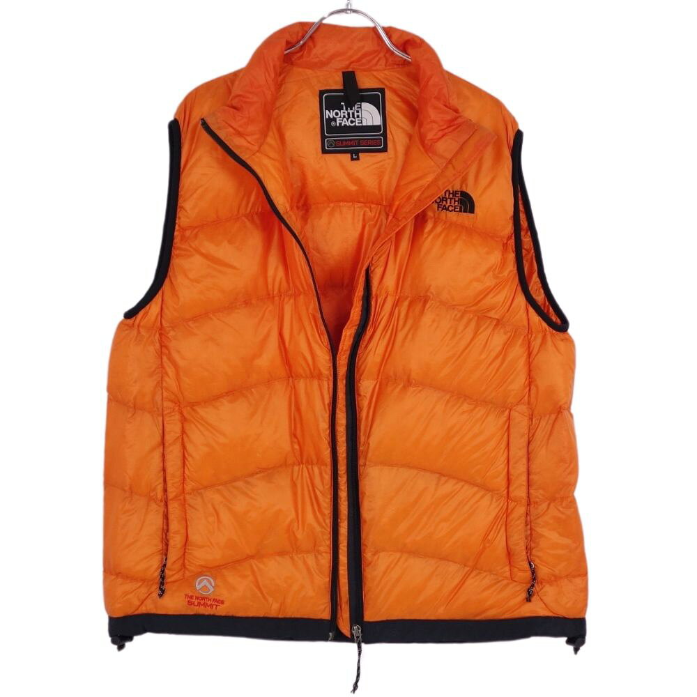 MODEST LORD 仙台 楽天市場店の【美品】ザ ノースフェイス THE NORTH FACE ベスト ダウンベスト SUMMIT SERIES Aconcagua Vest アコンカグアベスト ND13300 アウター メンズ アウトドア L オレンジ【中古】｜アングル2