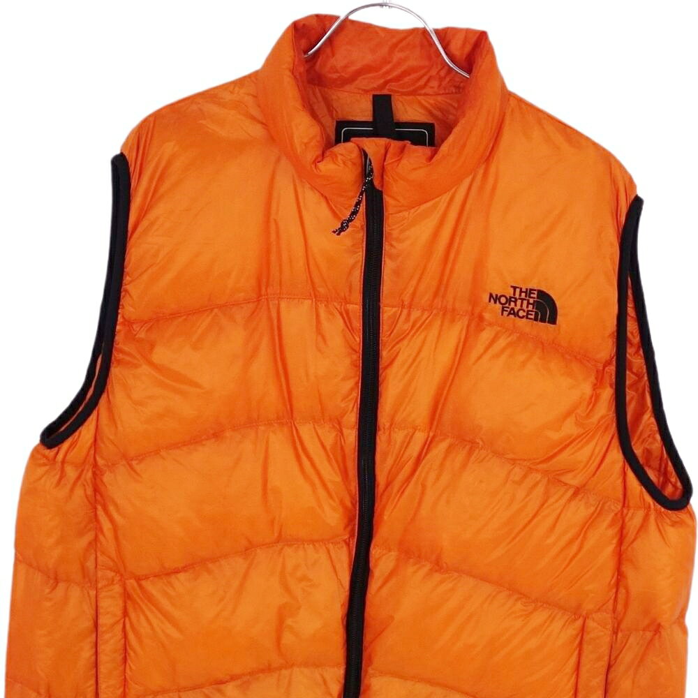 MODEST LORD 仙台 楽天市場店の【美品】ザ ノースフェイス THE NORTH FACE ベスト ダウンベスト SUMMIT SERIES Aconcagua Vest アコンカグアベスト ND13300 アウター メンズ アウトドア L オレンジ【中古】｜アングル3