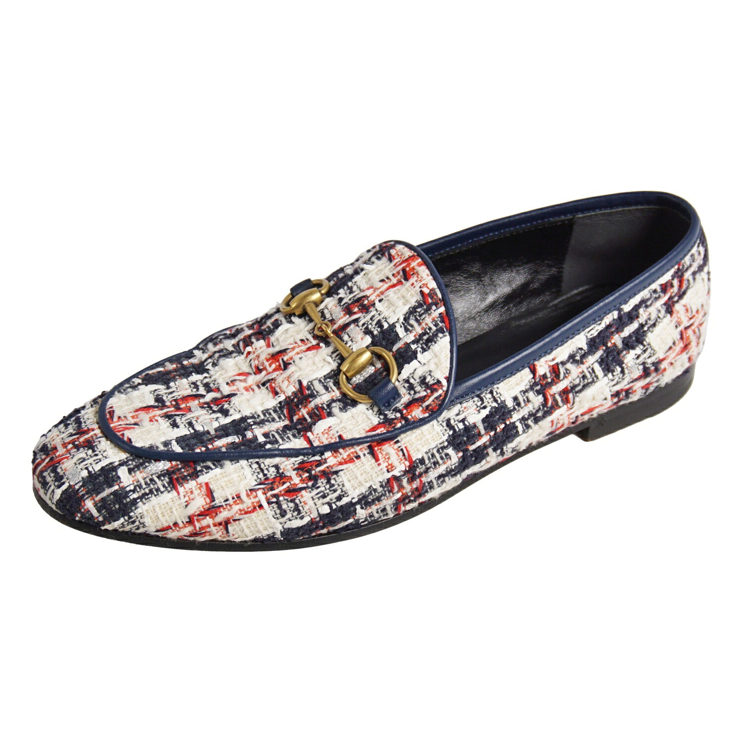 ■商品名グッチ GUCCI ローファー ヨルダーン モカシン ホースビット ツイード シューズ 靴 レディース イタリア製 マルチカラー サイズ36.5(23.5cm相当)■状態説明・ツイード素材を使用した、GUCCI「ヨルダーン」ローファーです♪・鮮やかなカラーリングにアイコニックなホースビットデザインが目を引く一品です◎・イタリア製(431467)・USEDですが気になるようなキズや汚れなどはなく全体的にキレイな状態です！【季節感：オールシーズン】【付属品：なし】■素材ツイード■カラーマルチカラー■表記サイズ36.5(23.5cm相当)■実寸サイズアウトソール：約25cm幅：約8cm■状態ランクA 使用感の少ない全体的にキレイなUSED品■店舗管理番号cd07db-rm20e39436womens_multi 状態ランクについて サイズカイドはこちら このブランドの他の商品も見る このカテゴリーの他の商品も見るPHOTO CONDITION RANKSS未使用品・新古品Sタグは無いが使用感のない新品同様の状態SA使用感のほぼ無いとてもキレイなUSED品A使用感の少ない全体的にキレイなUSED品AB使用感があるが、傷や汚れの気にならない状態B傷や汚れがあるが、まだまだ使用可能な状態BCBランクよりも傷汚れが目立つ状態C目立つ使用感や、傷汚れが見られる状態Dダメージなどが多く見受けられる難有、要修理品※独自の程度表です。大体の目安としてお考えください。　DESCRIPTION■商品名グッチ GUCCI ローファー ヨルダーン モカシン ホースビット ツイード シューズ 靴 レディース イタリア製 マルチカラー サイズ36.5(23.5cm相当)■状態説明・ツイード素材を使用した、GUCCI「ヨルダーン」ローファーです♪・鮮やかなカラーリングにアイコニックなホースビットデザインが目を引く一品です◎・イタリア製(431467)・USEDですが気になるようなキズや汚れなどはなく全体的にキレイな状態です！【季節感：オールシーズン】【付属品：なし】■素材ツイード■カラーマルチカラー■表記サイズ36.5(23.5cm相当)■実寸サイズアウトソール：約25cm幅：約8cm■状態ランクA 使用感の少ない全体的にキレイなUSED品■商品管理番号cd07db-rm20e39436 状態ランクについて サイズカイドはこちら このブランドの他の商品も見る このカテゴリーの他の商品も見る