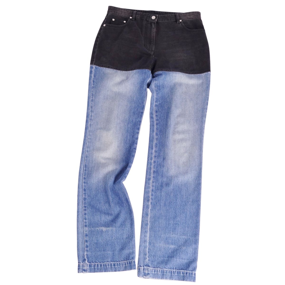 【美品】ピーター ドゥ PETER DO パンツ 2022 デニムパンツ PO-FW22-127A-DE コットン ボトムス メンズ イタリア製 42 インディゴブルー/ブラック【中古】