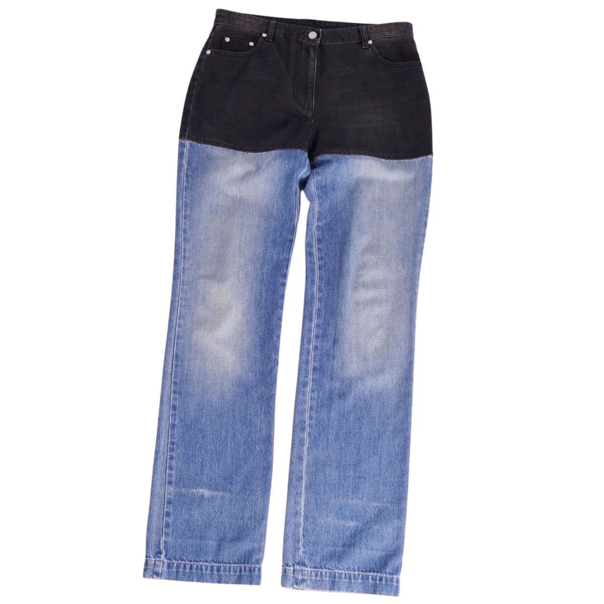 【美品】ピーター ドゥ PETER DO パンツ 2022 デニムパンツ PO-FW22-127A-DE コットン ボトムス メンズ イタリア製 42 インディゴブルー/ブラック【中古】