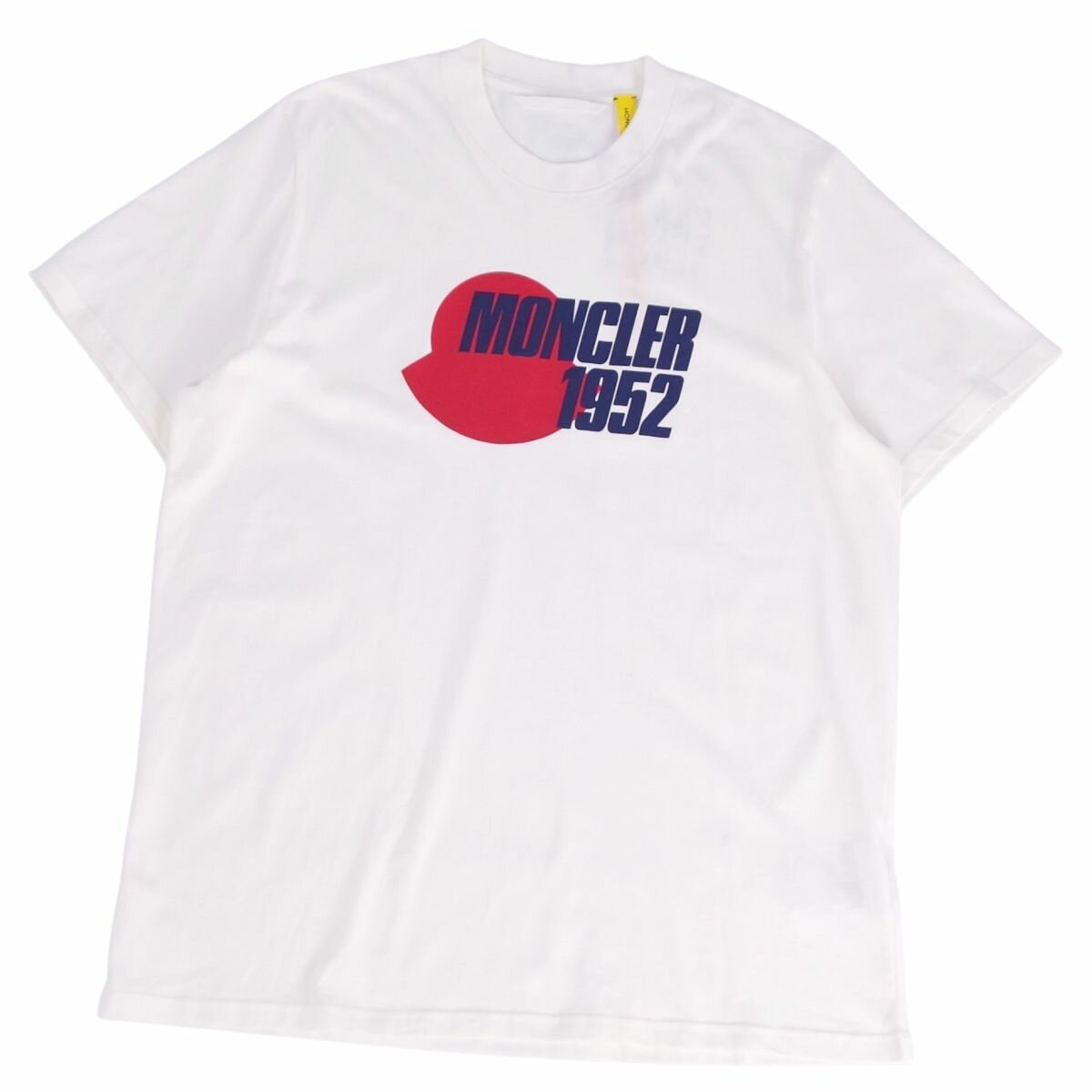 樂天商城 - 【美品】モンクレール MONCLER Tシャツ 2021 カットソー ショートスリーブ 半袖 ロゴ コットン トップス メンズ XL ホワイト【中古】