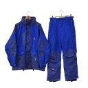エスオーエス SOS スキーウェア セットアップ 上下セット レトロ 90's ビンテージ ジャケット パンツ アウトドア【中古】