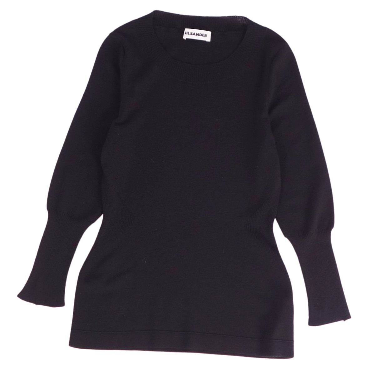 極美品 ジルサンダー JIL SANDER+ ニット セーター クルーネック ロングスリーブ ウール トップス レディース 34(S) Jil Sander クルーネック セーター | ニュートラル | FARFETCH JP