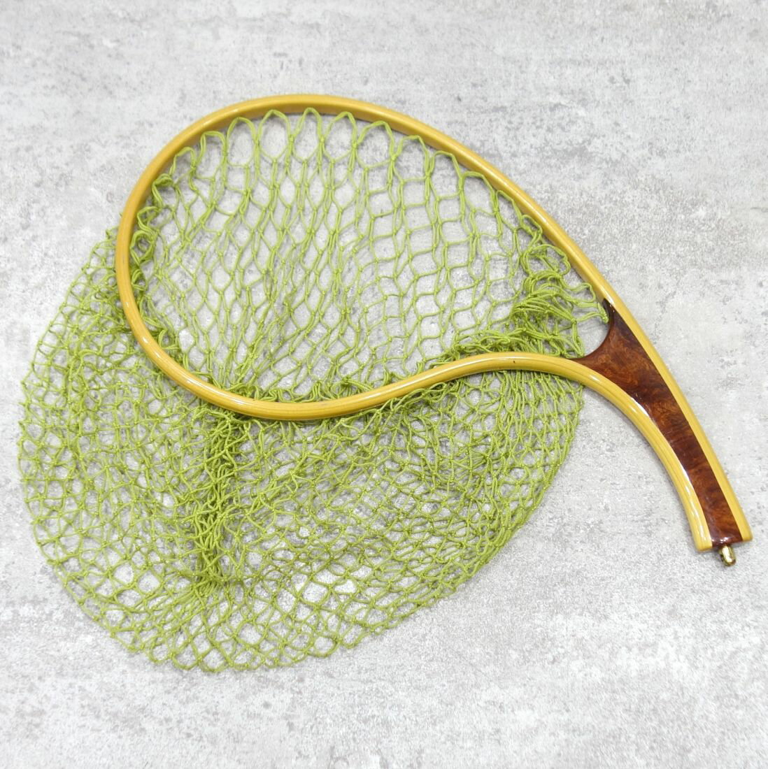 Net - 【極美品】シンネット SYN NETS ランディングネット SS カーブ フライ ルアー フィッシング 渓流釣り アウトドア 【中古】